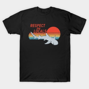 Respect the Locals Whitetip Reef Shark T-Shirt